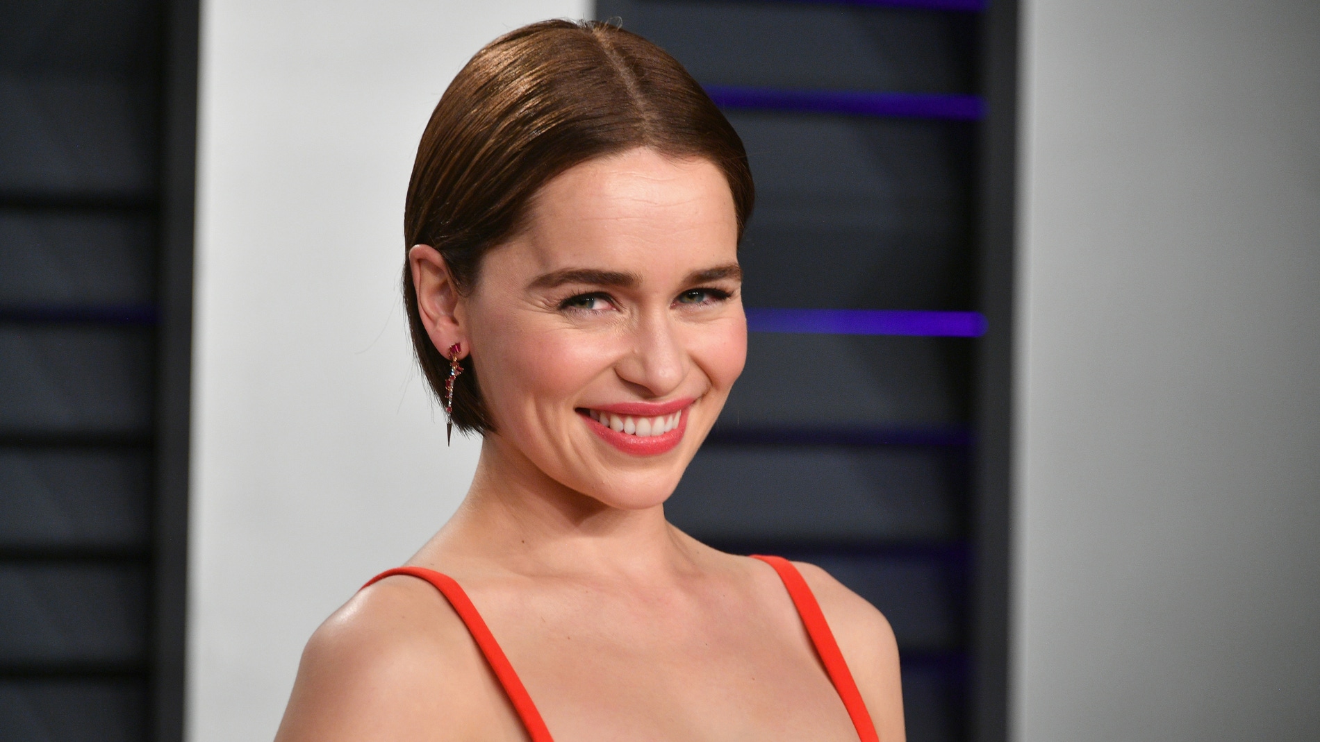 Emilia Clarke en la fiesta de los Oscar de Vanity Fair