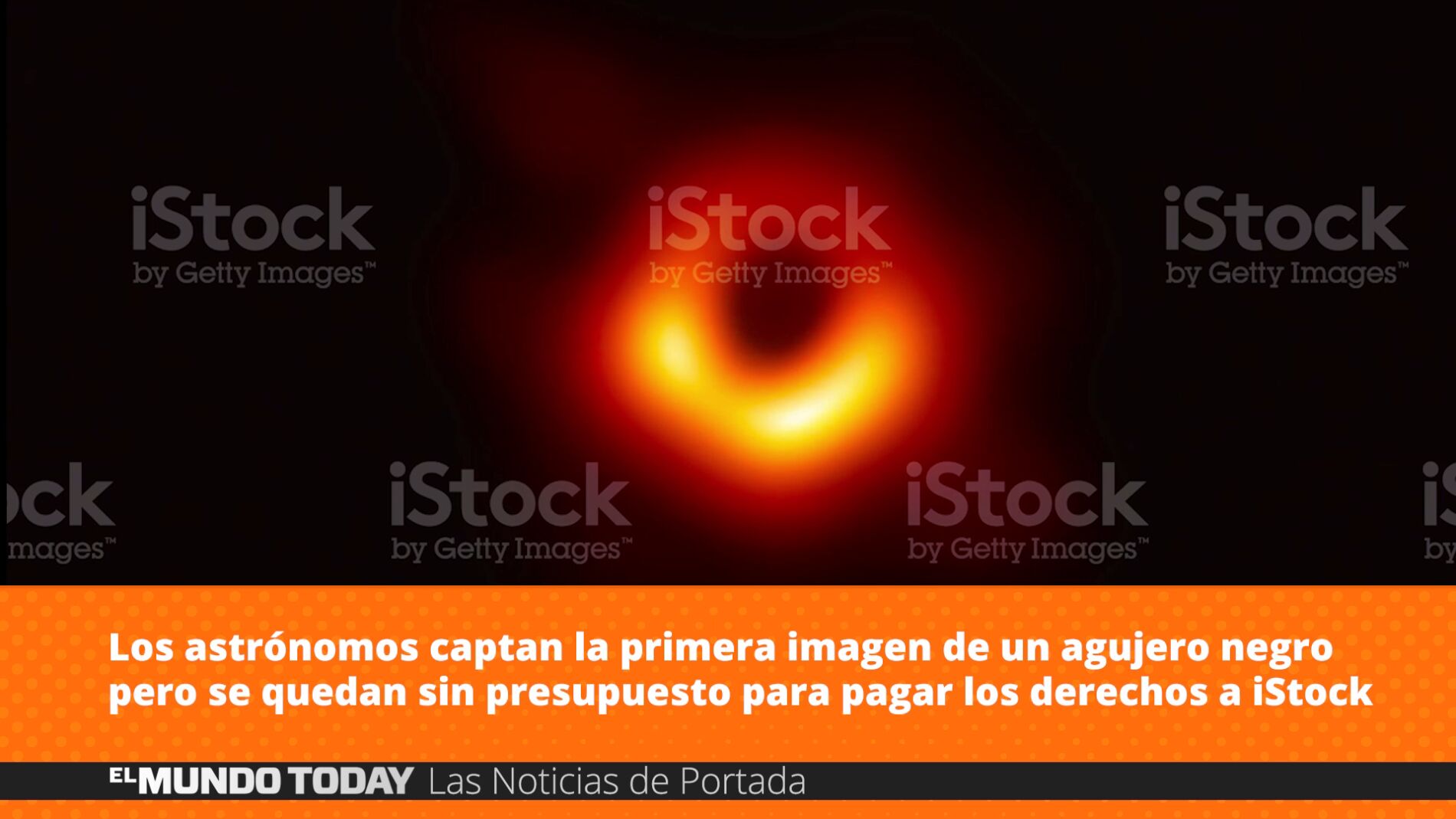 Captan la primera imagen de un agujero negro