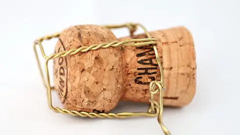 Corcho de una botella de Champán Corcho de una botella de Champán
