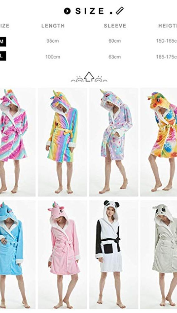 Albornoz de unicornio