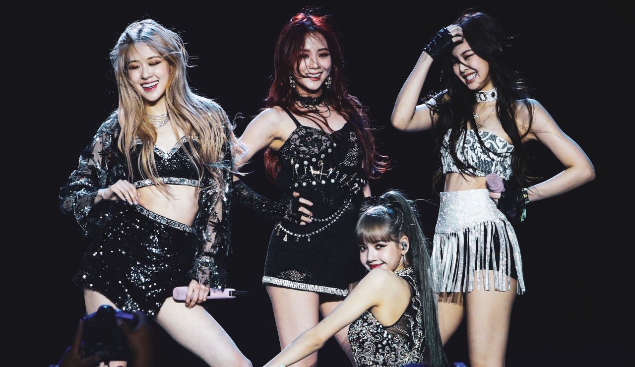 BLACKPINK durante su actuación en Coachella 2019