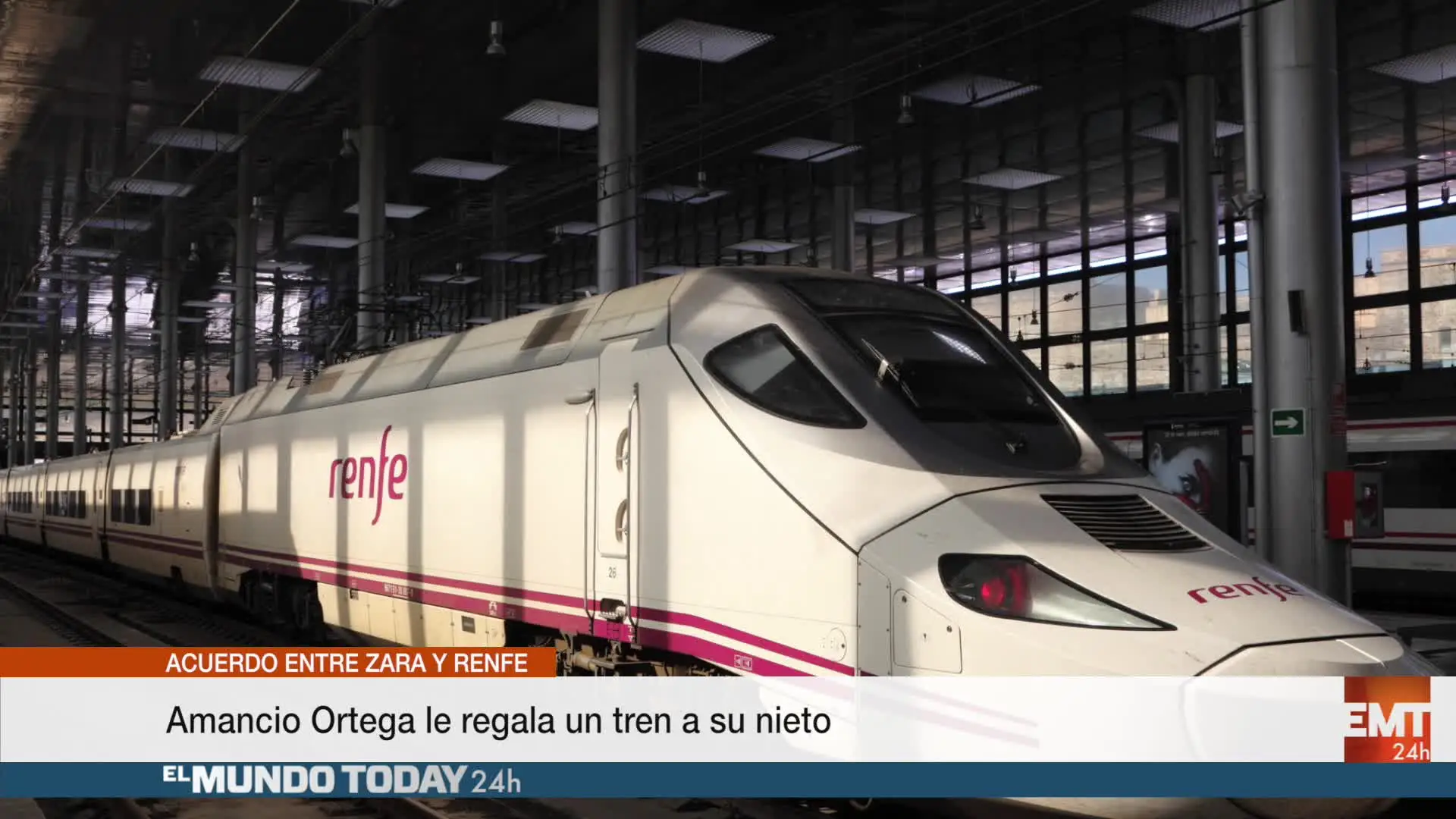 Amancio Ortega le regala un tren a su nieto Amancio Ortega le regala un tren a su nieto