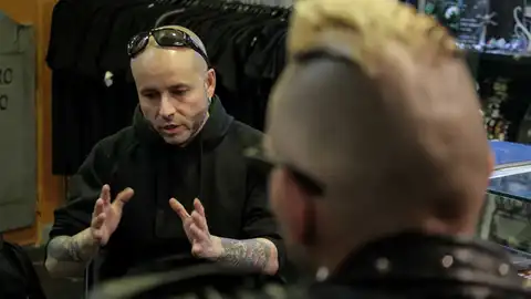 Jorge Larreina, propietario de la tienda de discos Rara Avis. Jorge Larreina, propietario de la tienda de discos Rara Avis.