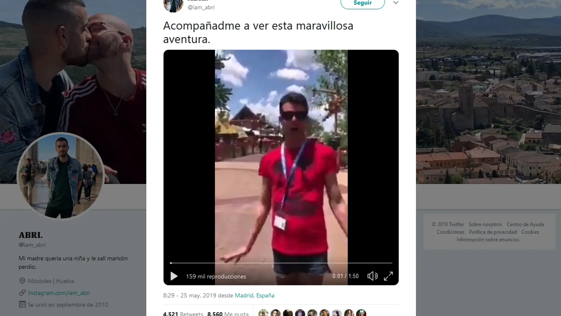 Vídeo viral en Twitter