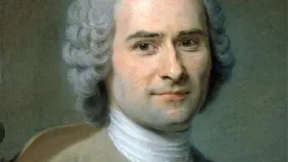 Jean-Jacques Rousseau (retrato de Maurice Quentin de La Tour, 1753)