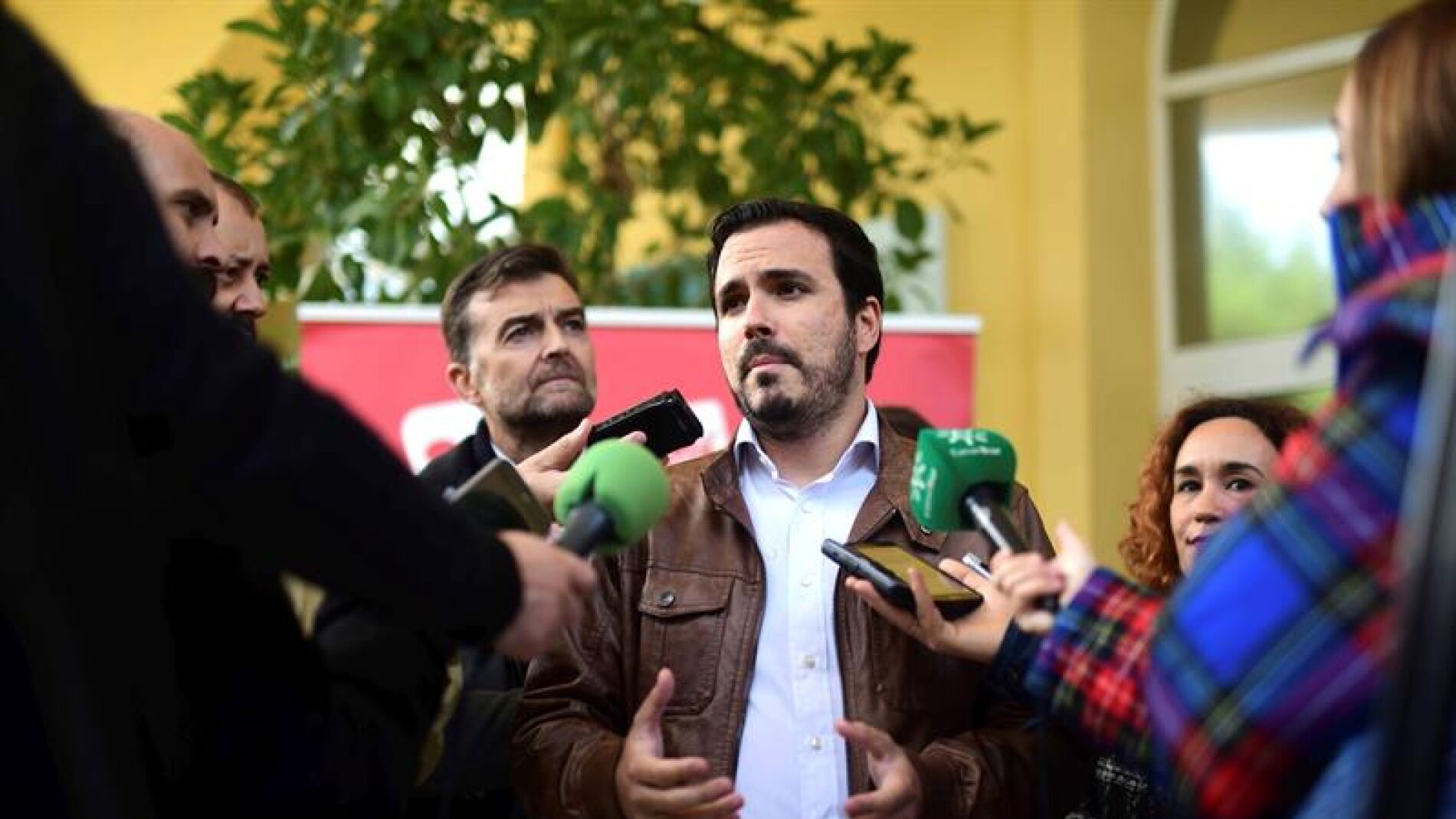 El l&iacute;der de IU, Alberto Garz&oacute;n