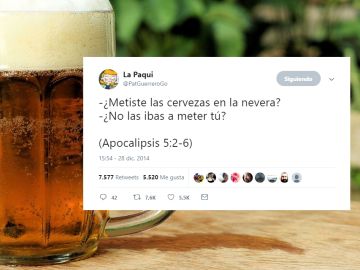 Tuits sobre cerveza