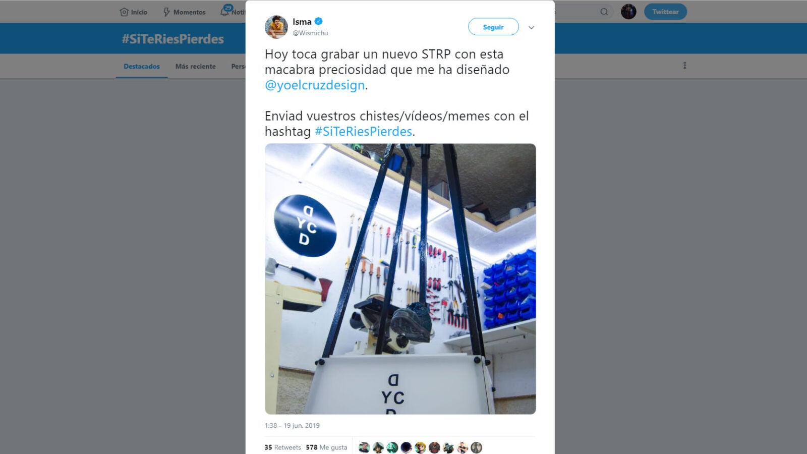 #SiTeRiesPierdes: Wismichu propone un challenge en Twitter y obvio se le va de madre