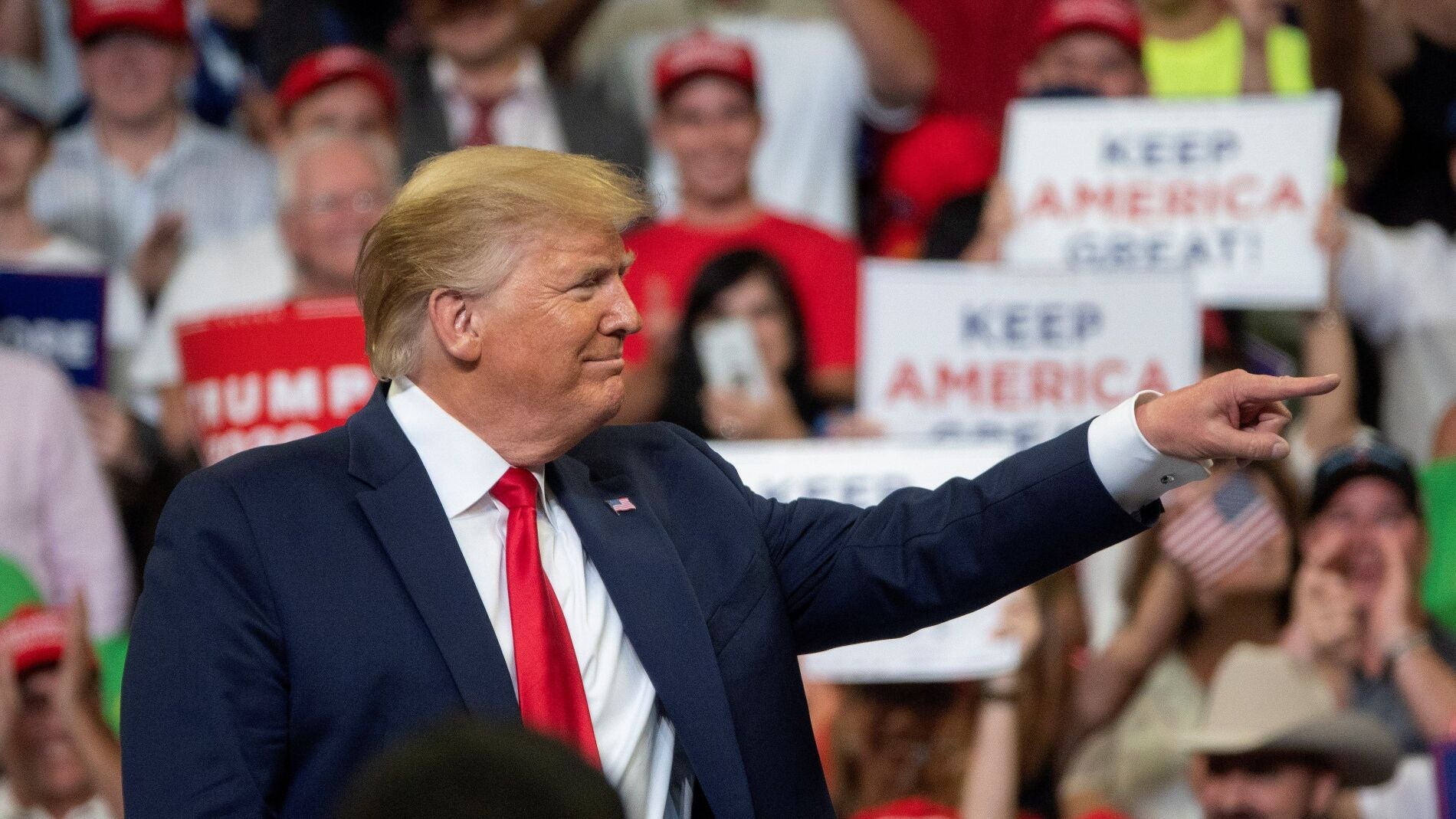 El presidente de los Estados Unidos, Donald Trump