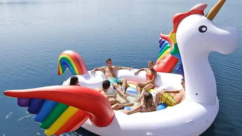 Unicornio hinchable gigante Unicornio hinchable gigante