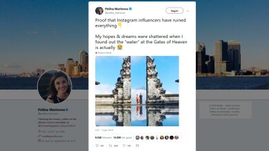 La mentira de Instagram: descubre que esta popular foto en un templo de Bali esta trucada