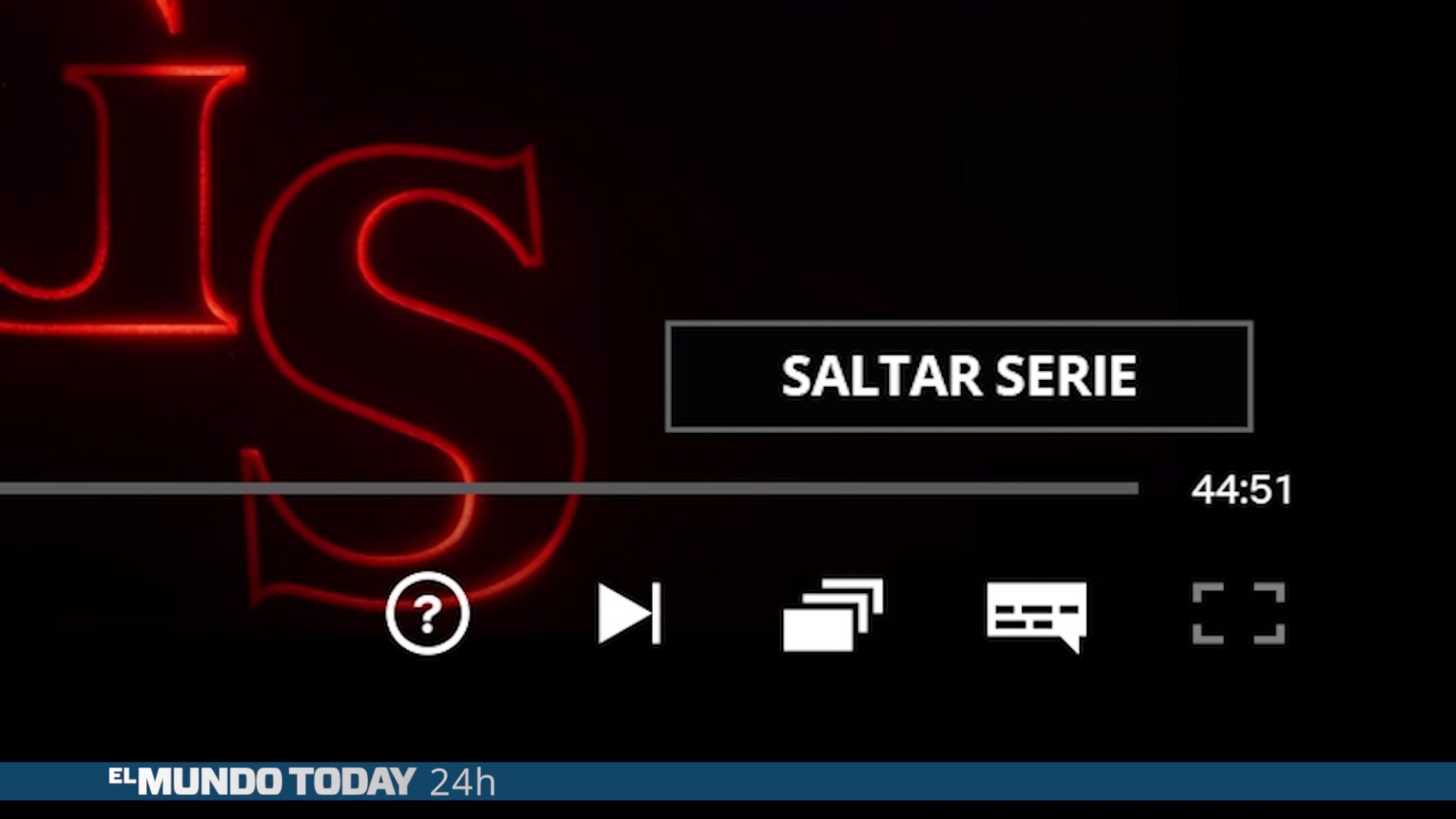 Opci&oacute;n de saltar serie