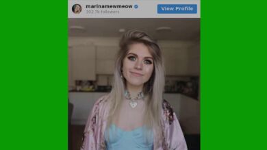 La policía alerta de la desaparición de Marina Joyce y se hace viral en redes sociales