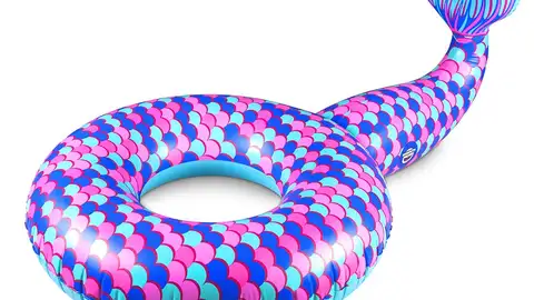 Flotador con cola de sirena Flotador con cola de sirena