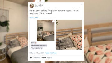 El secreto sexual que descubre su madre al enviarle una foto de su habitación El secreto sexual que descubre su madre al enviarle una foto de su habitación