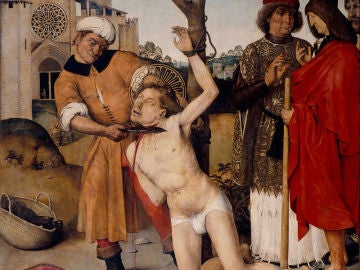 "Degollaci&oacute;n de San Cucufato", Ayne Bru ( Museo Nacional de Arte de Catalu&ntilde;a, Barcelona)