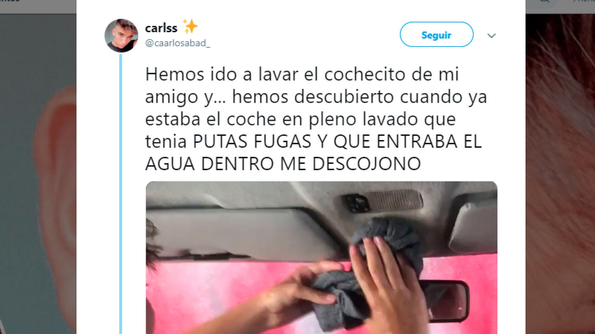Captura del tuit con el v&iacute;deo