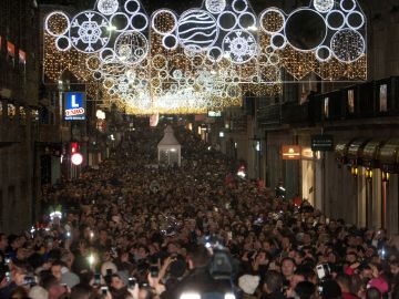 Luces de Navidad en Vigo en 2018