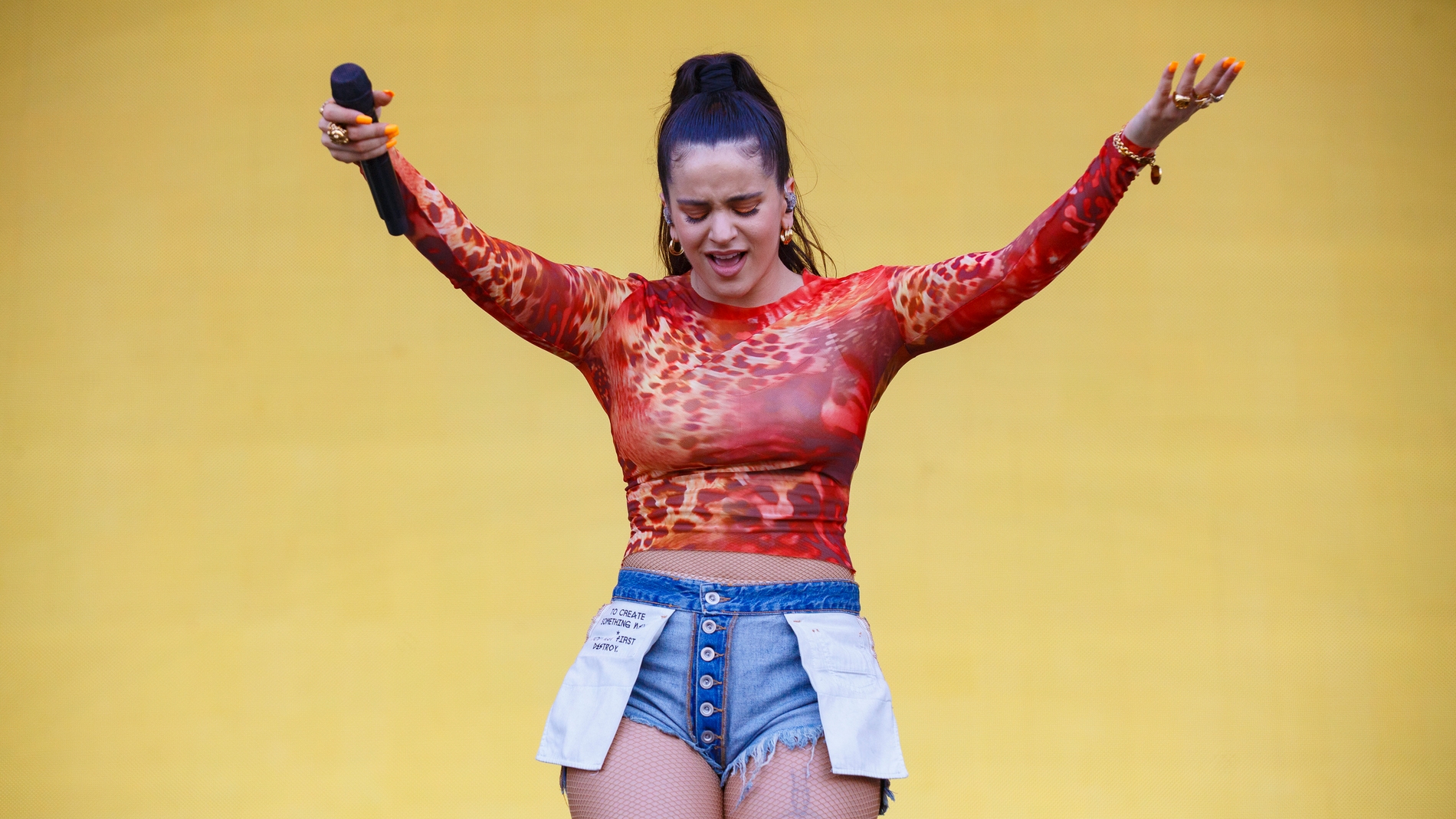 Rosalía en concierto