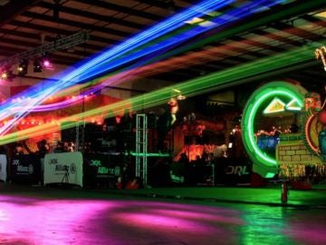Un circuito de la Drone Racing League