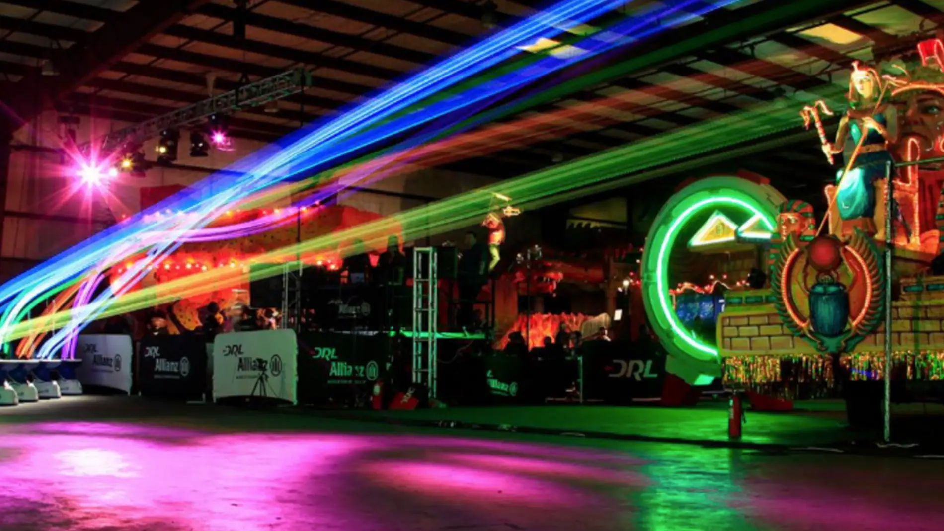 Un circuito de la Drone Racing League