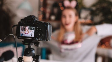 Youtuber grabando