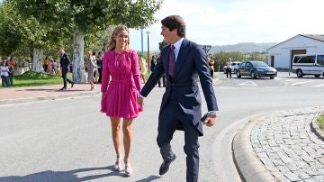 María Pombo y Pablo en la boda de Marta Pombo