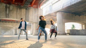 Bailarines en la calle
