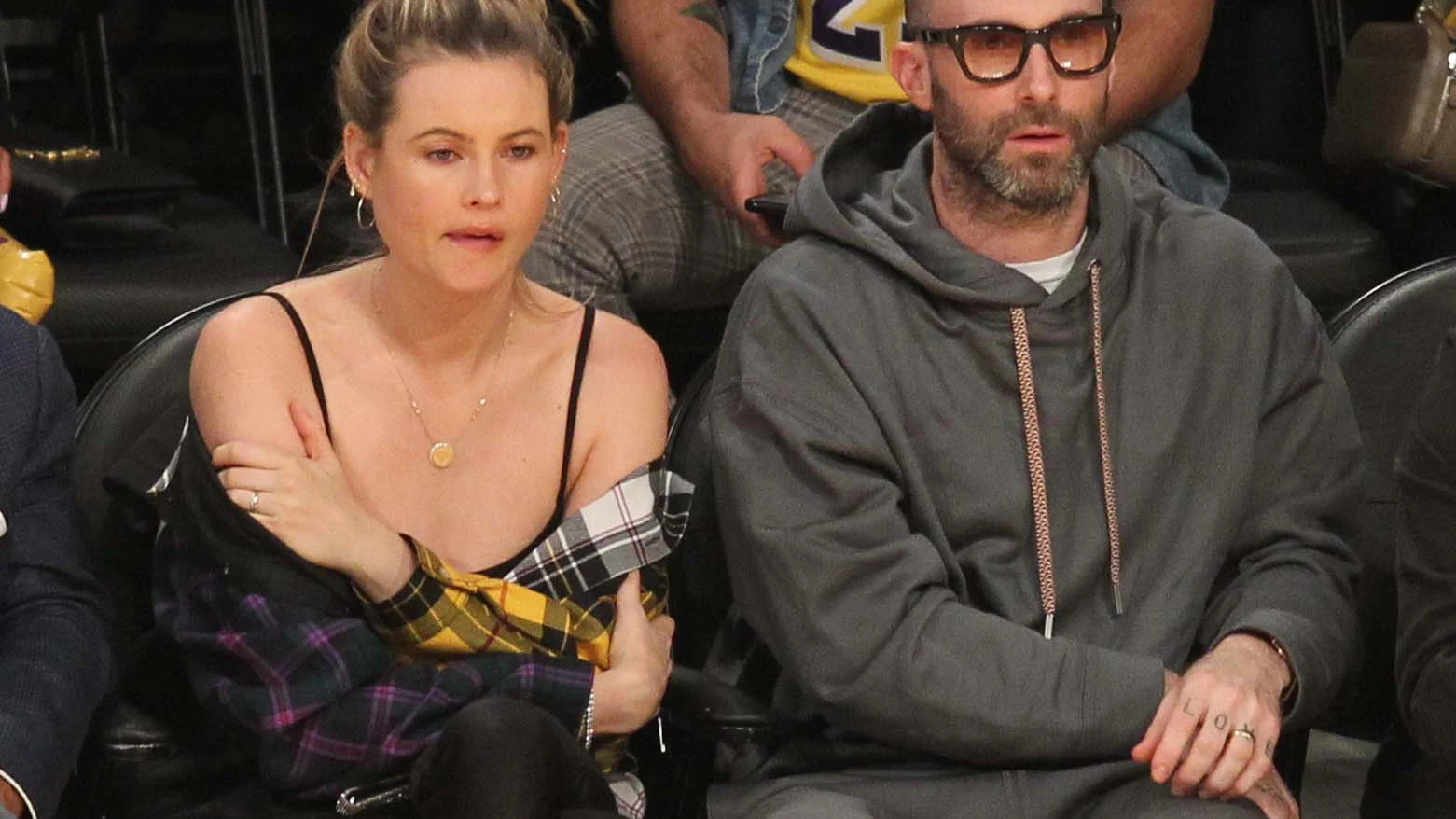 Adam Levine y Behati Prinsloo 