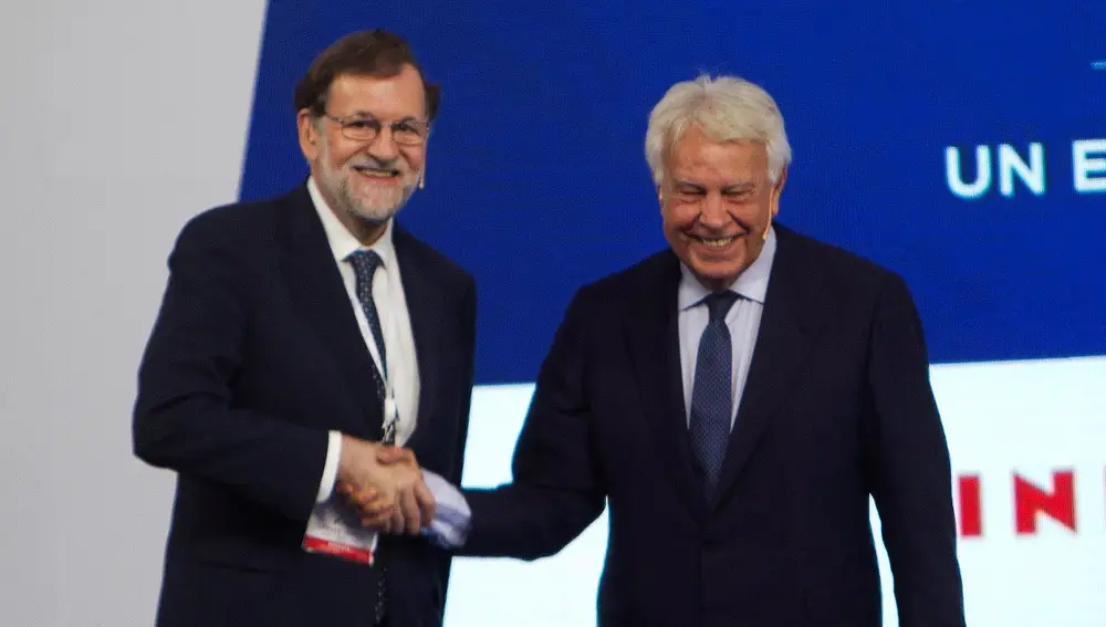 Mariano Rajoy y Felipe González
