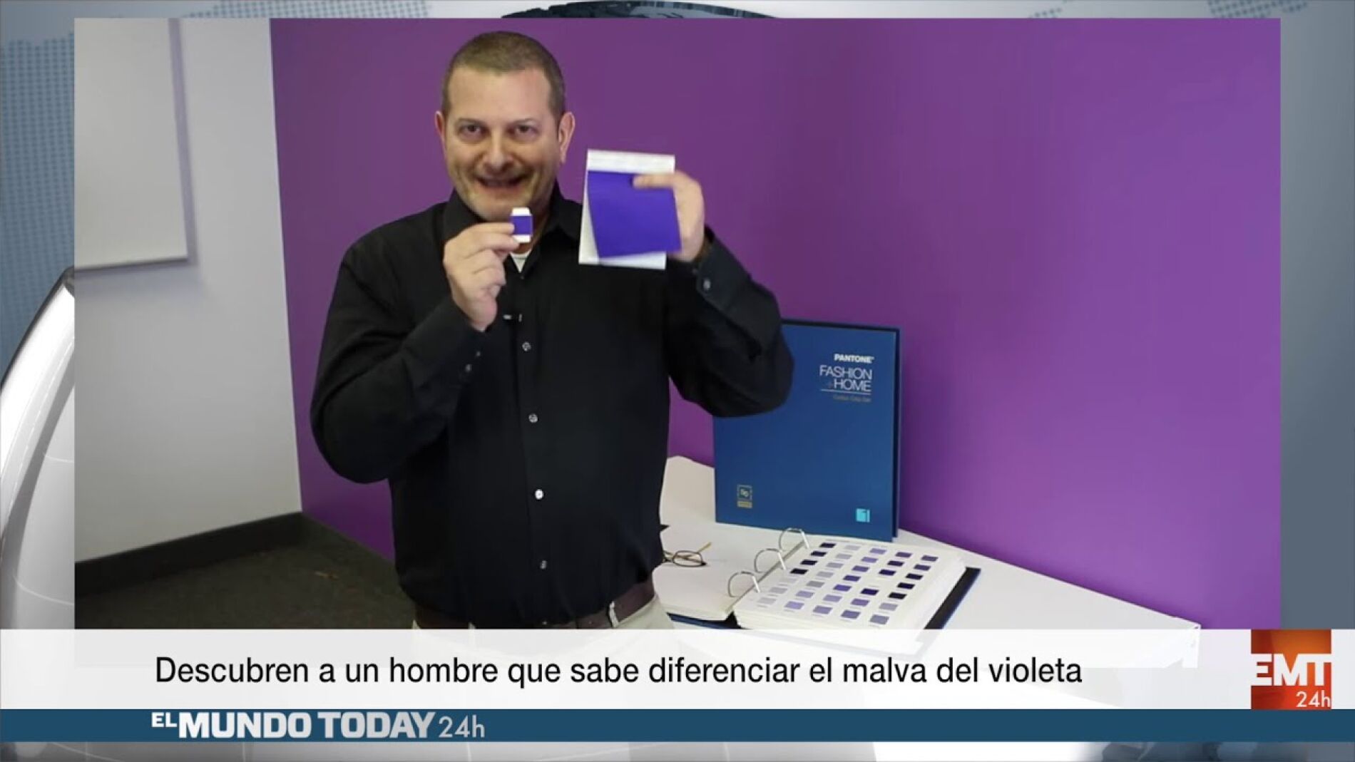 Diferencia el malva del violeta