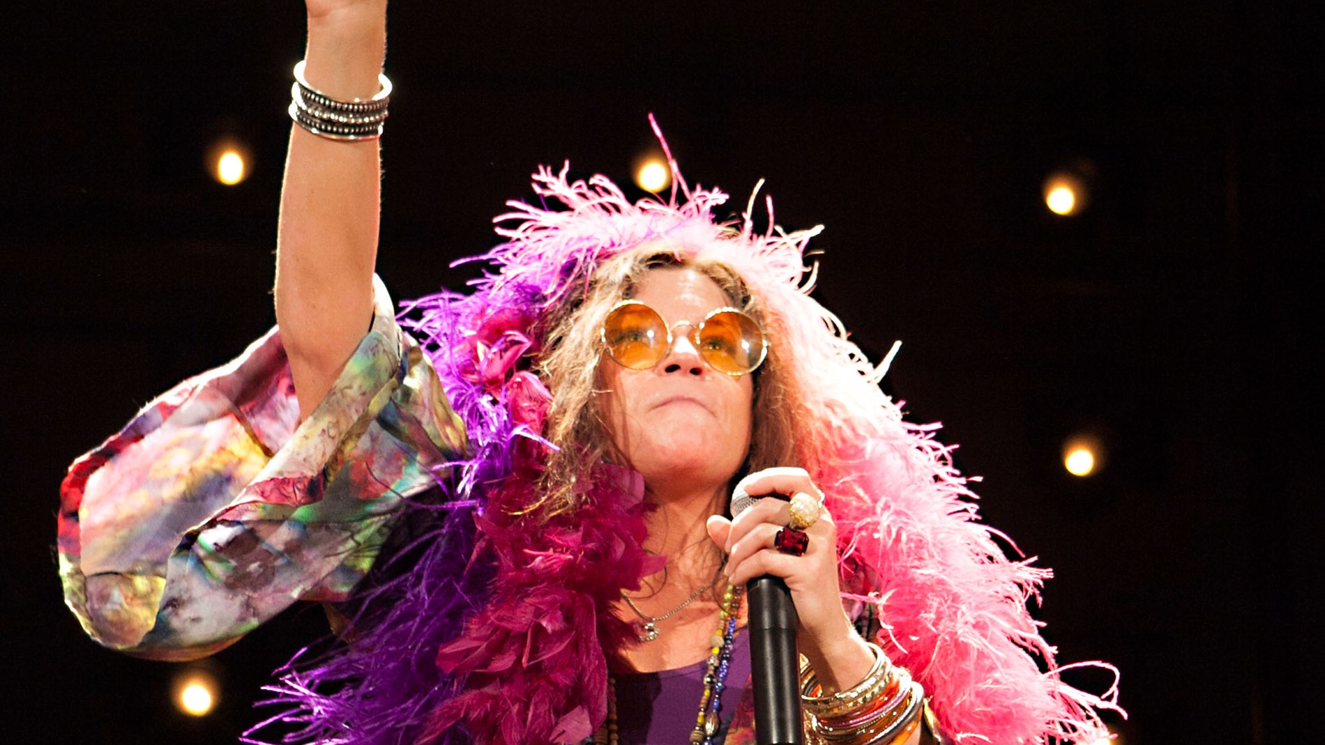 Janis Joplin en un concierto en 1969