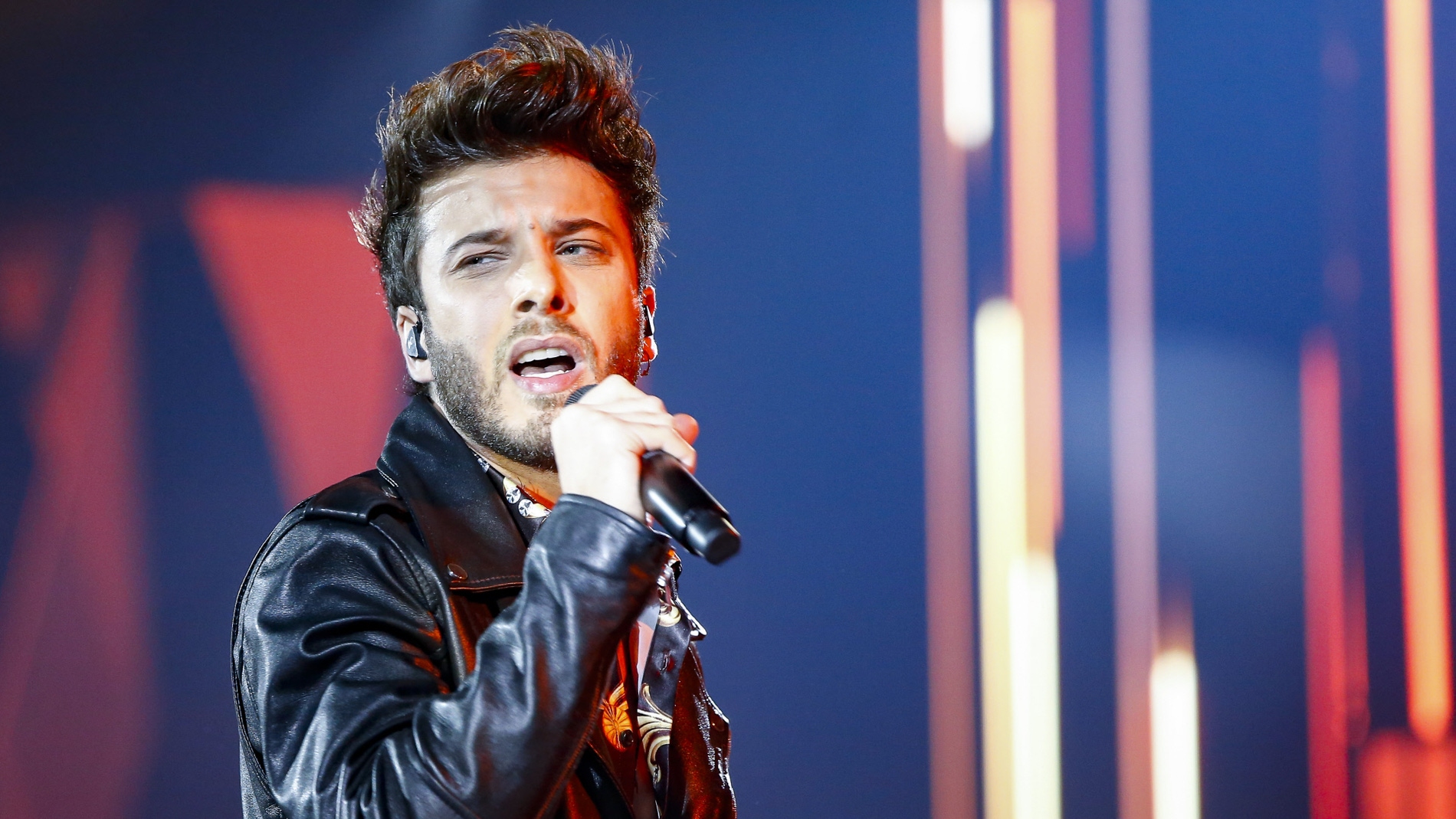 Blas Cantó durante su actuación en OT 2018