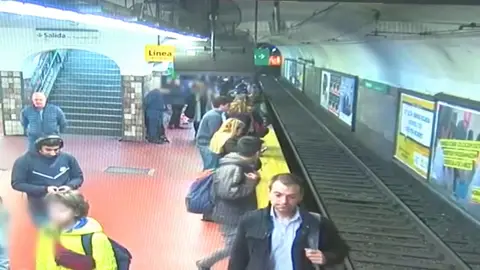 Vías del metro de Buenos Aires Vías del metro de Buenos Aires