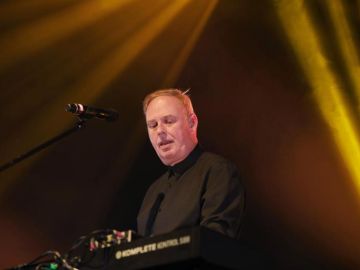 Paul Humphreys durante un concierto (archivo)