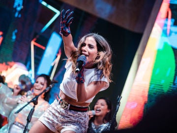Anitta en directo sobre el escenario de Rock in Rio 2019