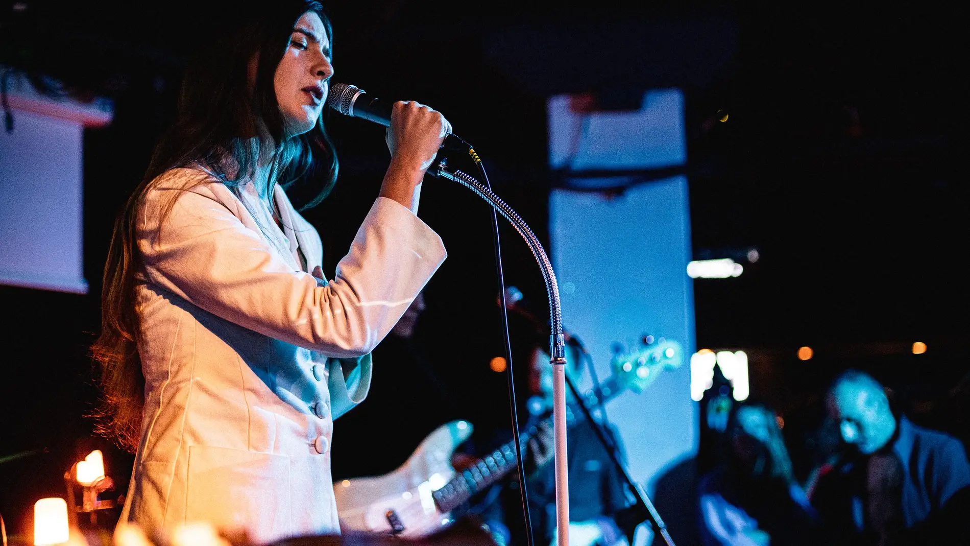 Weyes Blood durante su concierto en Madrid