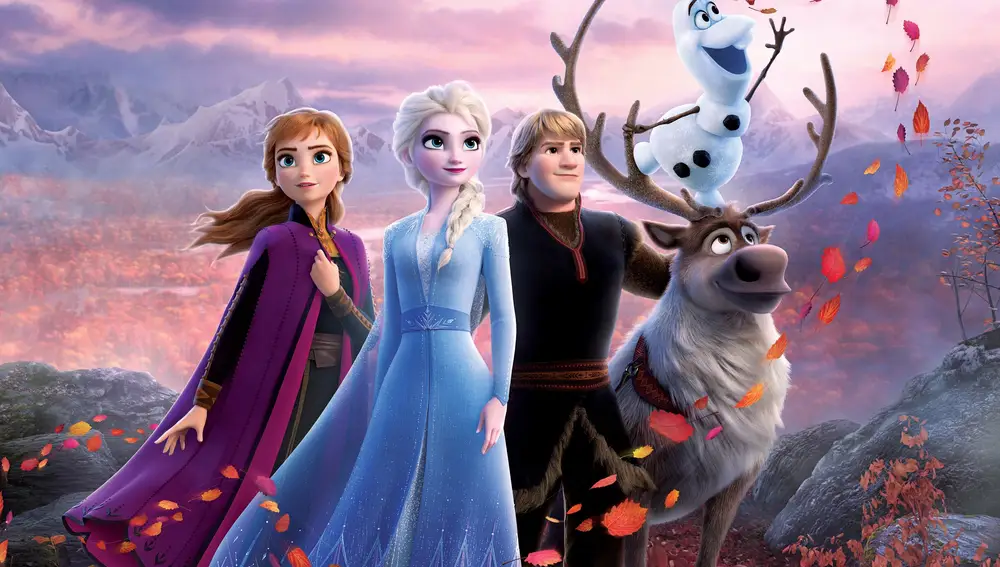 Cartel promocional de la película Frozen II