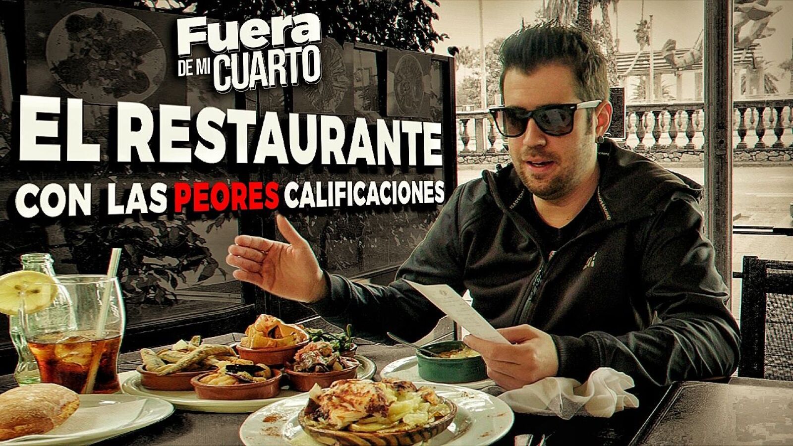 Auronplay se hace crítico gastronómico en un restaurante 