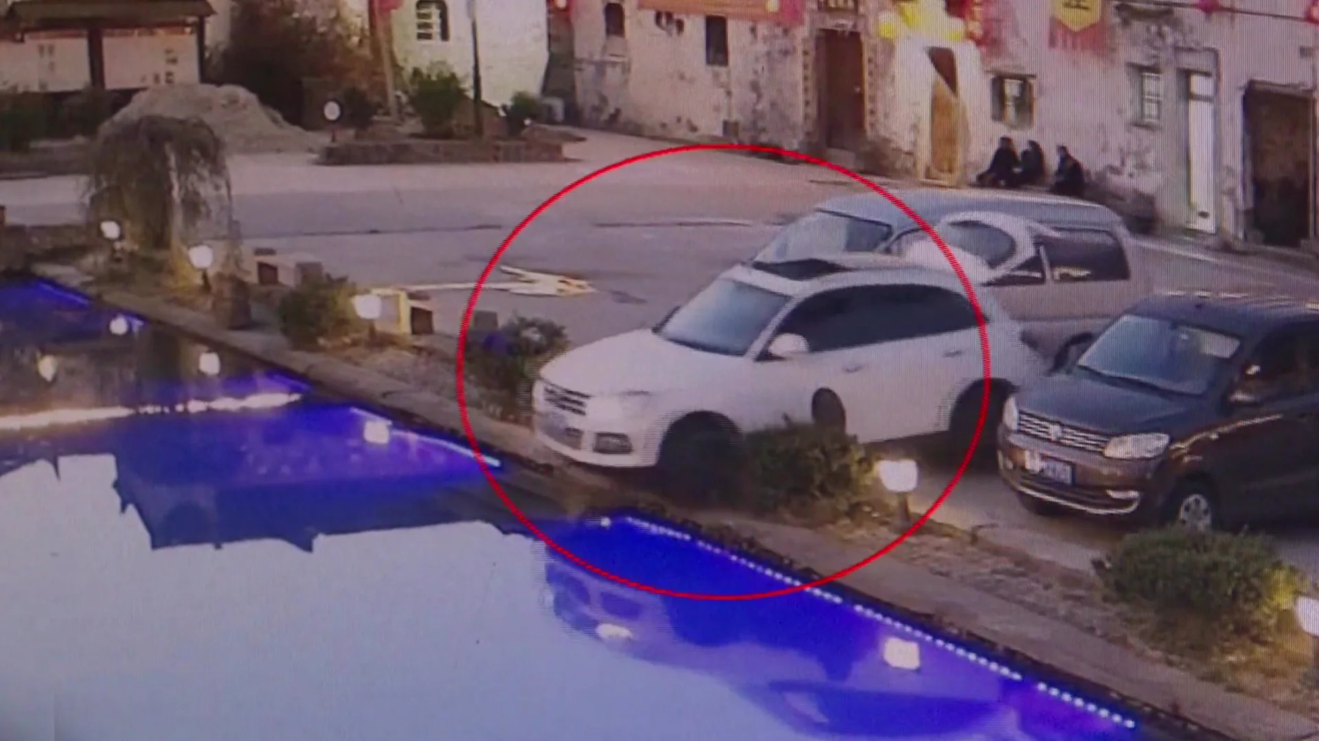 VÍDEO: Deja a su perro en el coche y termina en el fondo de una piscina