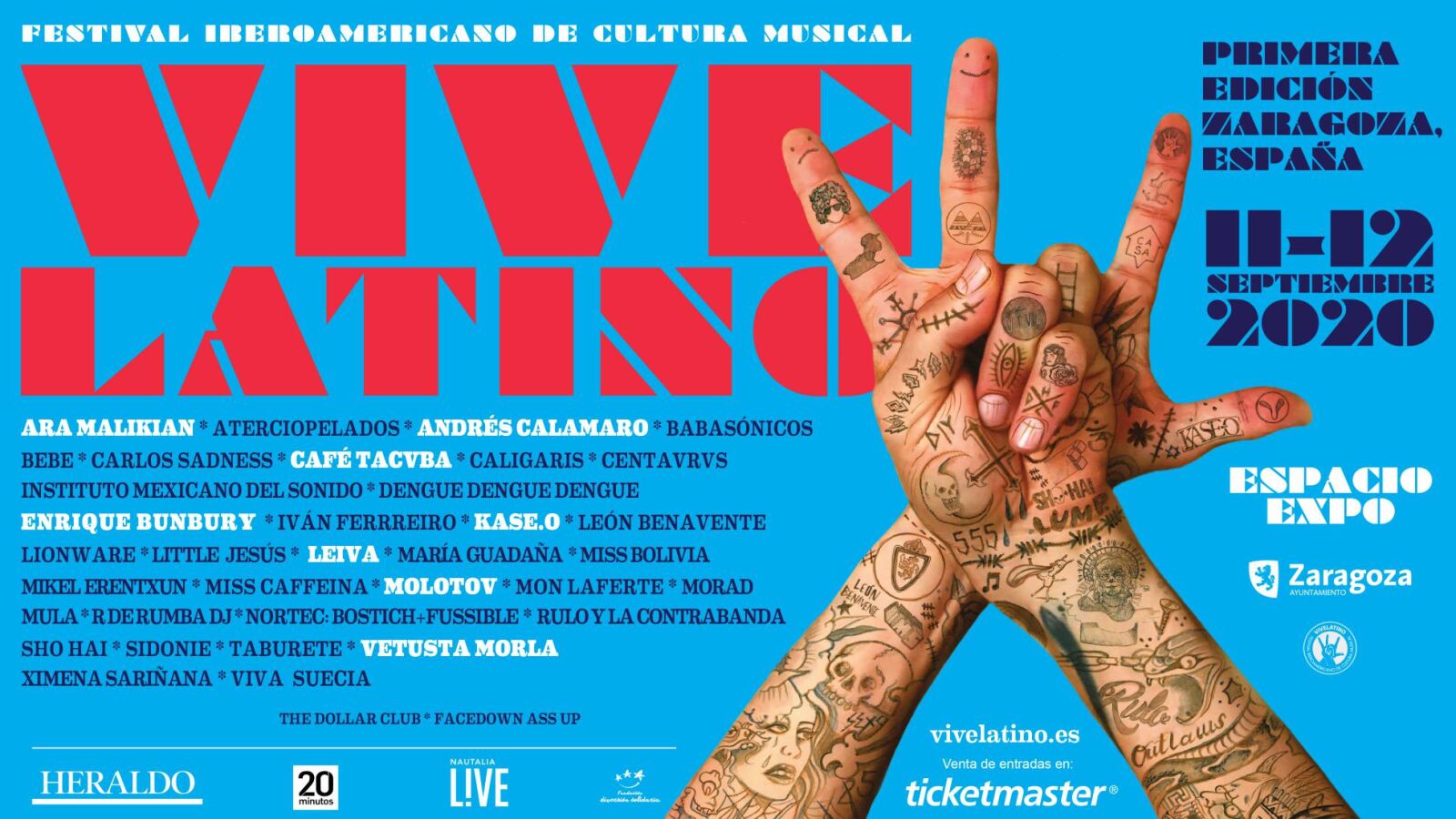 Vive Latino: El festival de música más importante de Latinoamérica aterriza en Zaragoza este 2020