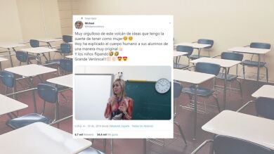 Una creativa profesora 