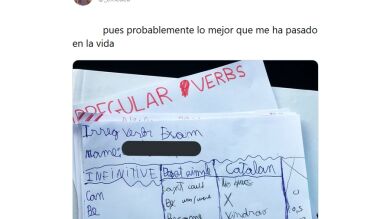 Tenían que haberle puesto un 10: La genial respuesta de un niño en un examen de inglés