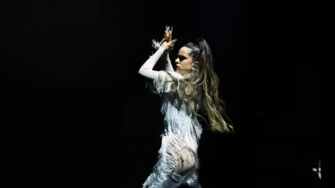 Rosalía durante su actuación en los Grammy 2020 Rosalía durante su actuación en los Grammy 2020