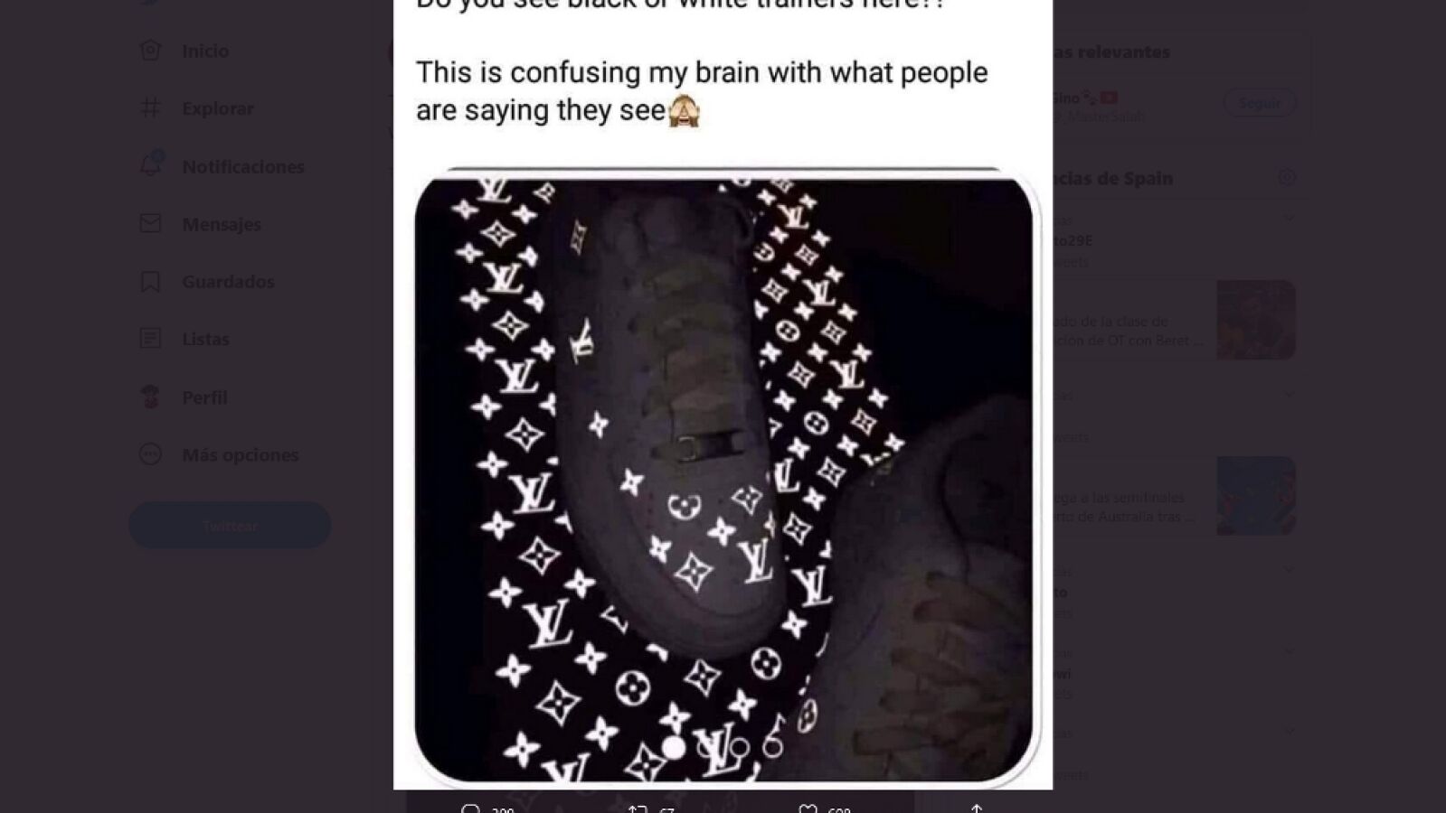 Internet vuelve a estar dividido: ¿Estas zapatillas son blancas o negras?