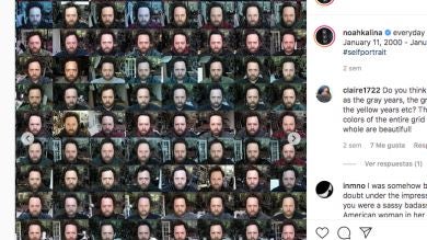 20 años haciéndose selfis todos los días: este es el resultado