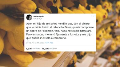 Un padre cuenta la historia de como su hijo quería comprar un sobre de Pokémon y se vuelve viral por su final inesperado
