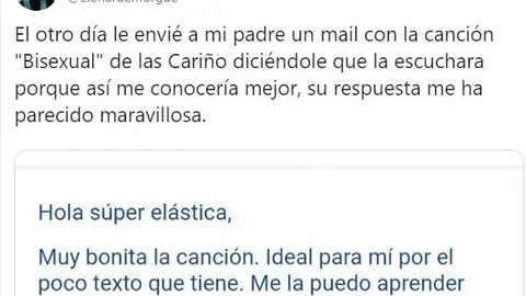 Pantallazo del tuit de @Elenaruemorgue Pantallazo del tuit de @Elenaruemorgue