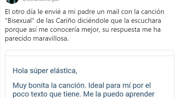 Pantallazo del tuit de @Elenaruemorgue