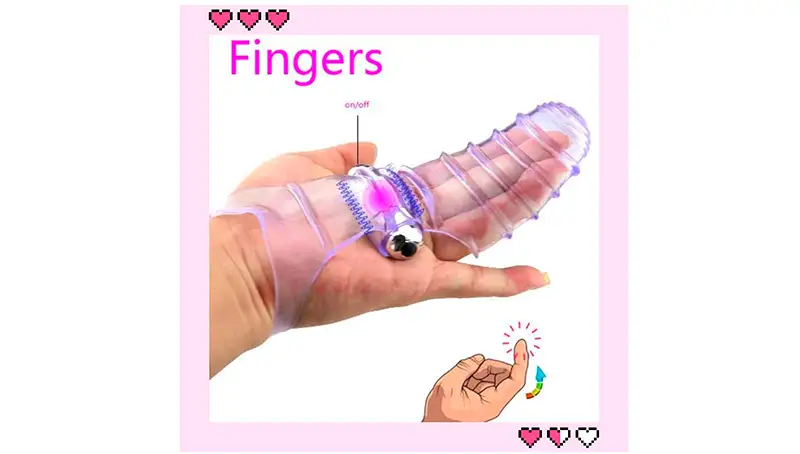 Juego de dedos móviles de guantes transparentes